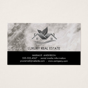 Real Anwesen Roof Top Marble   Modern Logo