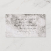 Real Anwesen Roof Top Marble Visitenkarte (Rückseite)