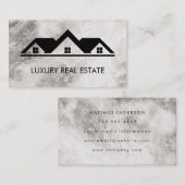 Real Anwesen Roof Top Marble Visitenkarte (Vorne/Hinten)