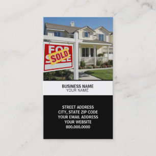 Real Anwesen Sales Business Card Visitenkarte