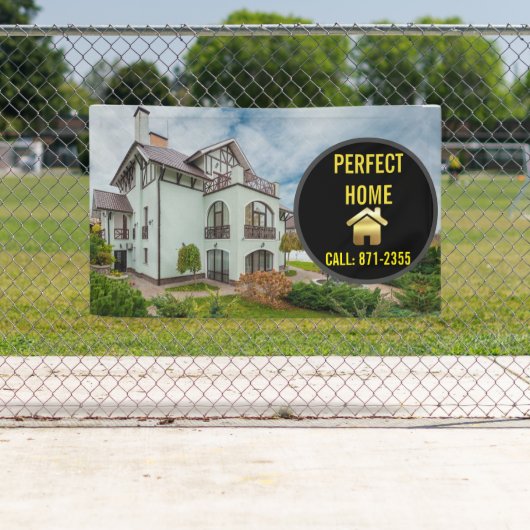 Real Anwesen Sales Perfekte Zuhause Banner (Insitu)