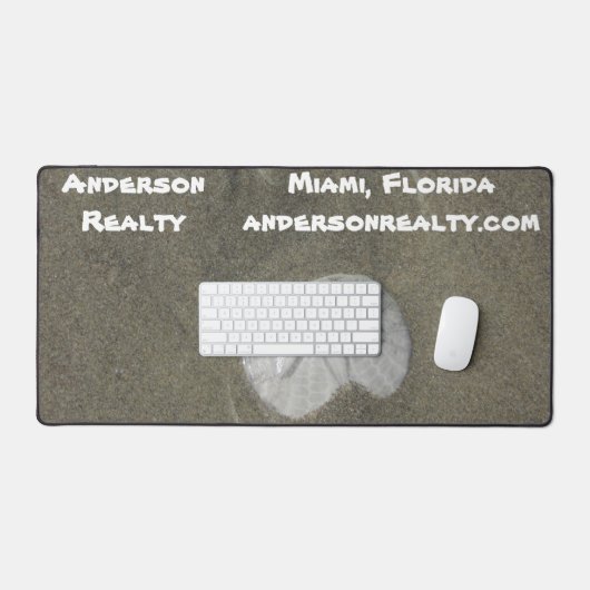 Real Anwesen Sand Dollar Coastal Zuhause Sales Rea Schreibtischunterlage (Tastatur & Maus)