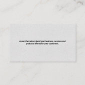 Real Anwesen | Schlüssel und Zuhause Visitenkarte (Rückseite)