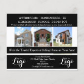 Real Anwesen School District - Postkarten-Targetin Flyer (Vorne)