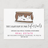 Real Anwesen S'MORE Ankündigung Postkarte (Vorderseite)