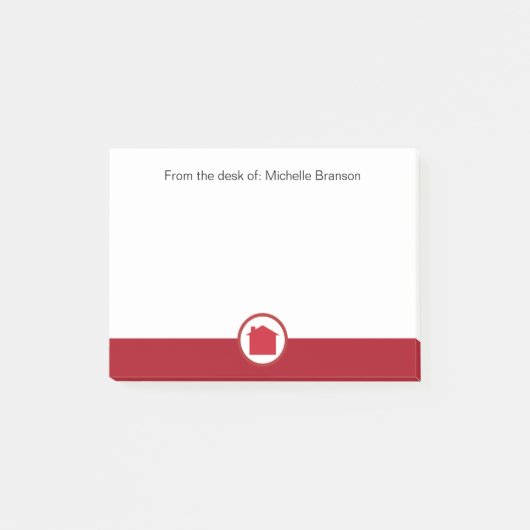 Real-Anwesen-Thema Post-it Klebezettel (Vorderseite)