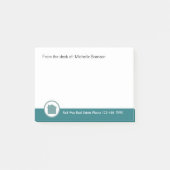 Real-Anwesen-Thema Post-it Klebezettel (Vorderseite)