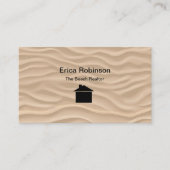 Real Anwesen Theme Business Cards an der Küste Visitenkarte (Vorderseite)