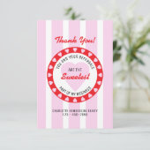 Real Anwesen Valentinstag Danke Karte (Stehend Vorderseite)