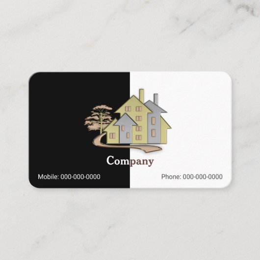 Real Anwesen Visitenkarte (Vorderseite)