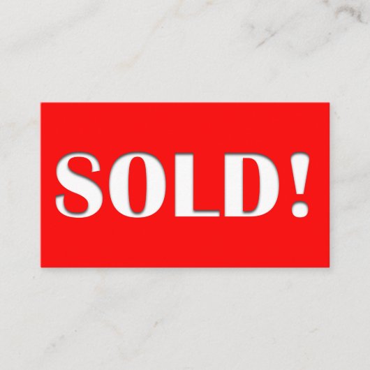 Real Anwesen Visitenkarte (Vorderseite)