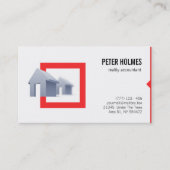 Real Anwesen Visitenkarte für Reality Accountant (Vorderseite)
