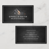 Real Anwesen | Wohndach | Eigenschaft Visitenkarte (Vorne/Hinten)