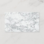Real Anwesen | Zuhause Icon Marble Visitenkarte (Rückseite)