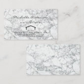 Real Anwesen | Zuhause Icon Marble Visitenkarte (Vorne/Hinten)