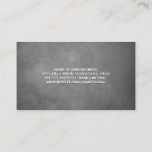 Real Anwesen | Zuhause Interior Business Card Visitenkarte (Rückseite)