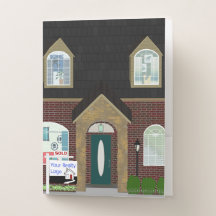 Real Anwesen Zuhause Pocket Folder