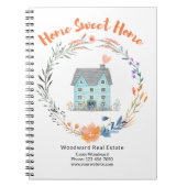 Real Anwesen Zuhause Sweet Zuhause Budget Werbung Notizblock (Vorderseite)