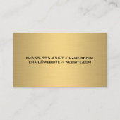 Real Anwesen Zuhause Visitenkarte (Rückseite)