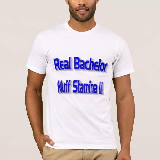 Real Bachelor T-Shirt (Vorderseite)