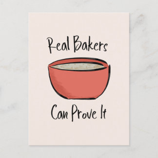 Real Bakers können beweisen, dass es ein lustiges Postkarte