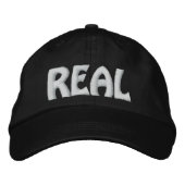 REAL BESTICKTE BASEBALLKAPPE (Vorderseite)