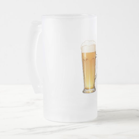 Real Bierglas Mattglas Bierglas (Vorderseite Links)