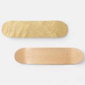 Real Birds Eye Maple Veneer Woodgrain Skateboard (Horizontal)