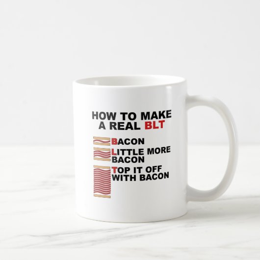 Real BLT Funny Mug Kaffeetasse (Rechts)