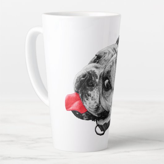 Real Bulldog Pop Milchtasse (Linke Ecke)