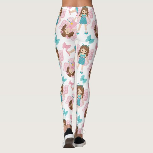 Real Butterfly Art Leggings (Rückseite)