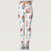 Real Butterfly Art Leggings (Vorderseite)