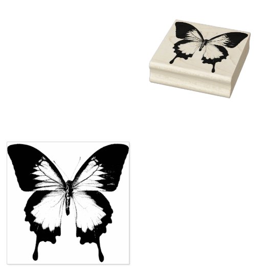 Real Butterfly Rubber Art Briefmarke Gummistempel (Stempel)