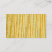 Real Carolina Pine Veneer Woodgrain Visitenkarte (Rückseite)