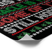 Real Christmas Miracle Is That You Still Work Here Poster (Ecke)