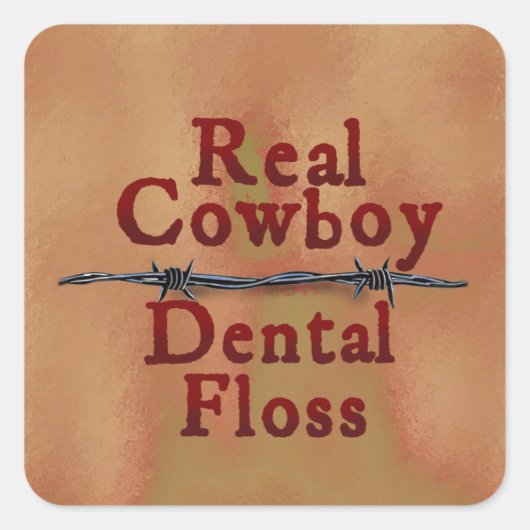 Real Cowboy Sticker (Vorderseite)