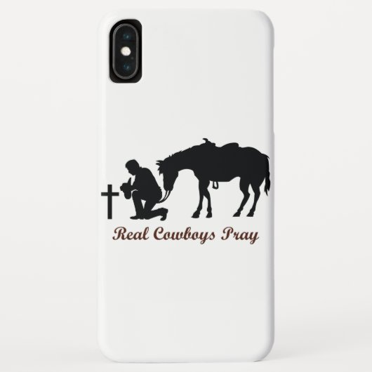 Real Cowboys beten Case-Mate iPhone Hülle (Rückseite)