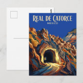Real de Catorce Mexiko Postkarte (Vorne/Hinten)