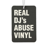 REAL DJ's MISSBRAUCH VINYL Autolufterfrischer (Rückseite)