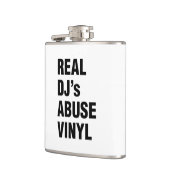 REAL DJ's MISSBRAUCH VINYL Flachmann (Links)