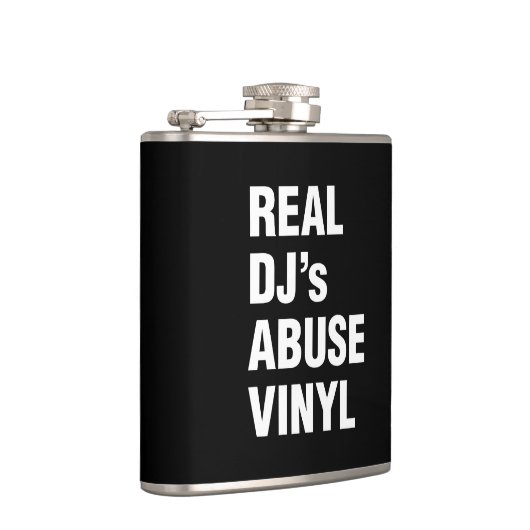 REAL DJ's MISSBRAUCH VINYL Flachmann (Rechts)