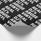 REAL DJ's MISSBRAUCH VINYL Geschenkpapier (Ecke)