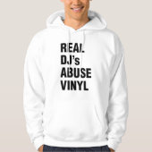 REAL DJ's MISSBRAUCH VINYL Hoodie (Vorderseite)