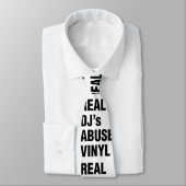 REAL DJ's MISSBRAUCH VINYL Krawatte (Gebunden)
