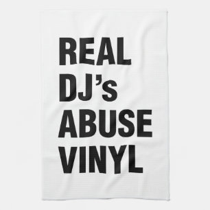 REAL DJ's MISSBRAUCH VINYL Küchentuch