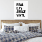REAL DJ's MISSBRAUCH VINYL Leinwanddruck (Insitu (Schlafzimmer))