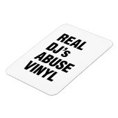 REAL DJ's MISSBRAUCH VINYL Magnet (Linke Seite)