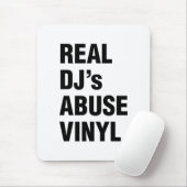 REAL DJ's MISSBRAUCH VINYL Mousepad (Mit Mouse)