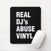 REAL DJ's MISSBRAUCH VINYL Mousepad (Mit Mouse)