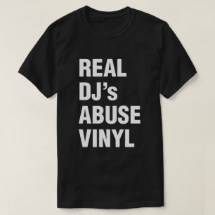 REAL DJ's MISSBRAUCH VINYL T-Shirt
